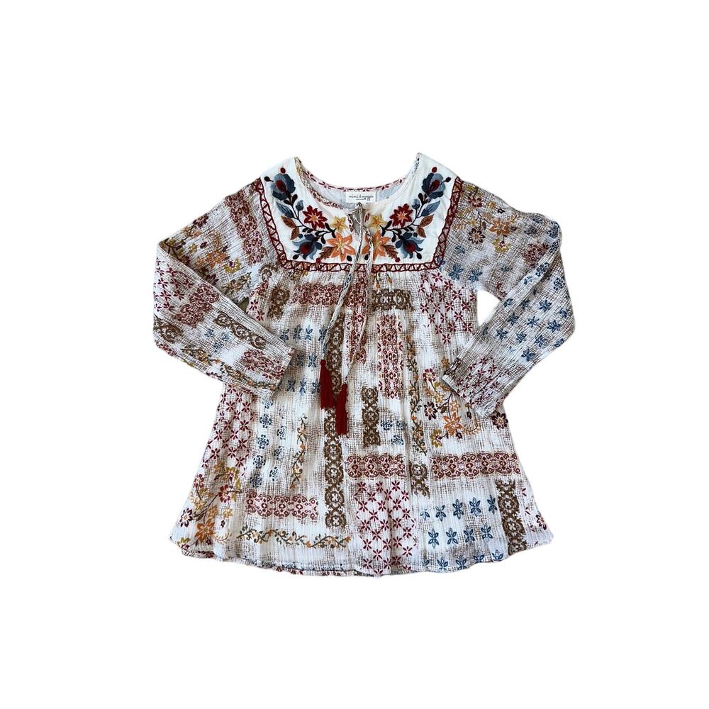 Mimi & Maggie Nature's Garden Girls Dress - Picture 4 of 11
